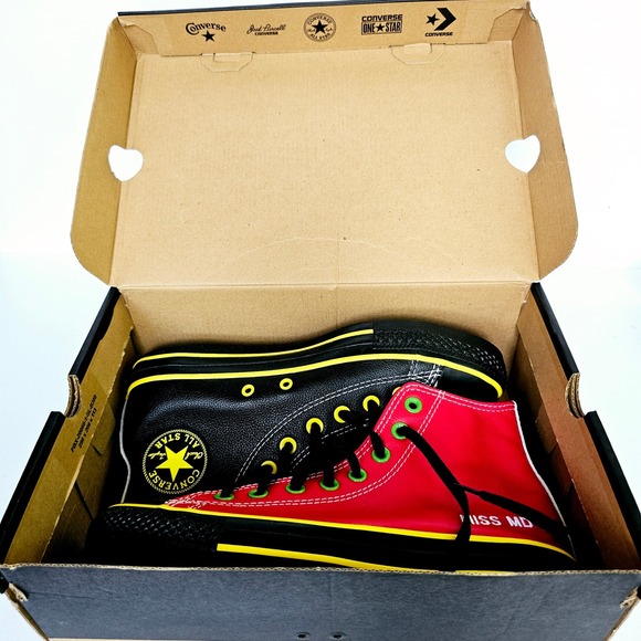 NIB 2012 Converse Chuck Taylor Leather Hi Top Unisex Sneaker M/7 W/9 - Sh940 - Picture 13 of 14
